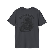 Ghost Rider Heavy Cotton Tee – Fuel the Fire, Burn the Road UNISEX