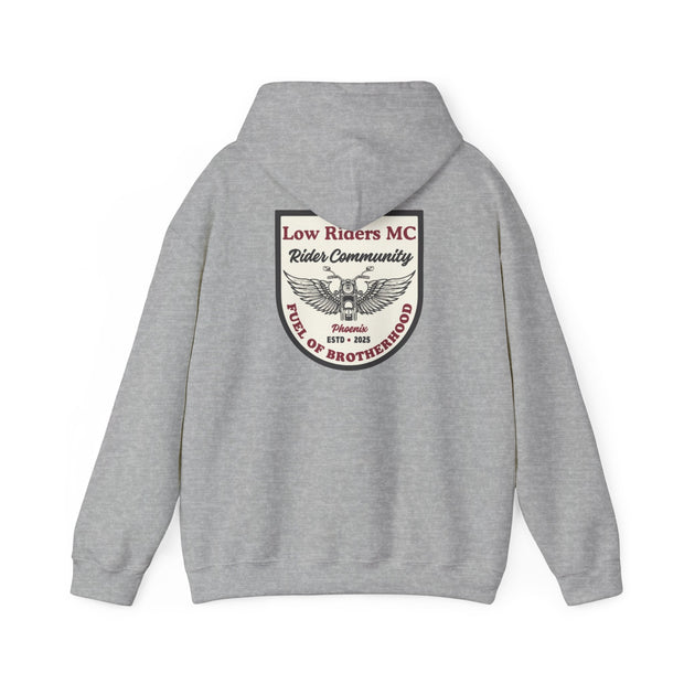 Low Riders MC Retro Style - Fuel of Brotherhood Blend Hoodie UNISEX