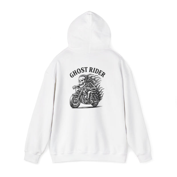 Ghost Rider Hoodie – Flaming Skull Heavy Blend Hoodie UNISEX