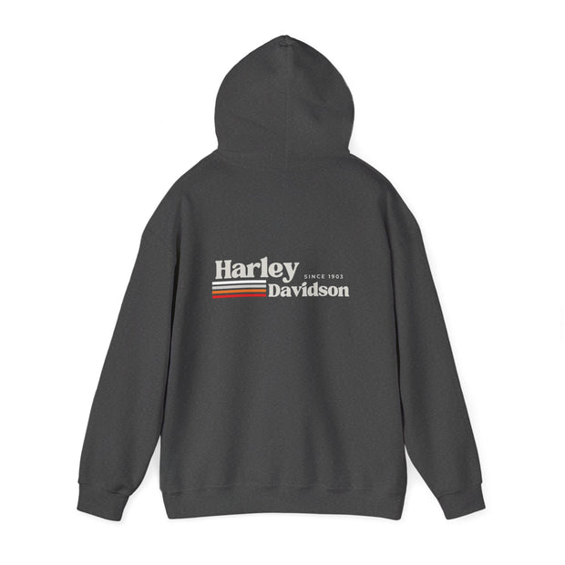 Harley Davidson Retro Stripe - Since 1903 Blend Hoodie UNISEX