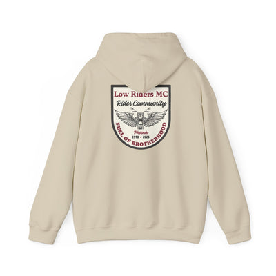 Low Riders MC Retro Style - Fuel of Brotherhood Blend Hoodie UNISEX