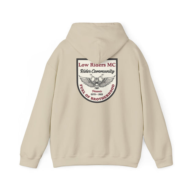Low Riders MC Retro Style - Fuel of Brotherhood Blend Hoodie UNISEX
