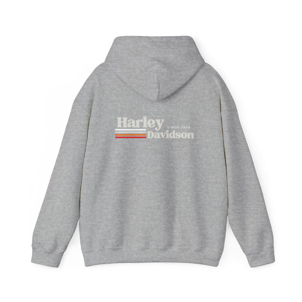 Harley Davidson Retro Stripe - Since 1903 Blend Hoodie UNISEX