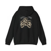 PigWars Heavy Blend Hoodie – Three Skulls. One Mission. No Mercy UNISEX