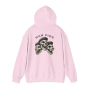 PigWars Heavy Blend Hoodie – Three Skulls. One Mission. No Mercy UNISEX