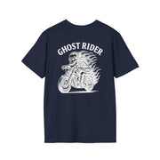 Ghost Rider Heavy Cotton Tee – Fuel the Fire, Burn the Road UNISEX