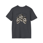 PigWars Tee Heavy Cotton Tee – Three Skulls. One Mission. No Mercy UNISEX