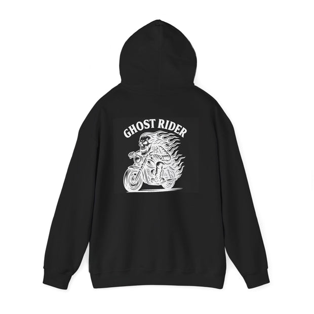 Ghost Rider Hoodie – Flaming Skull Heavy Blend Hoodie UNISEX