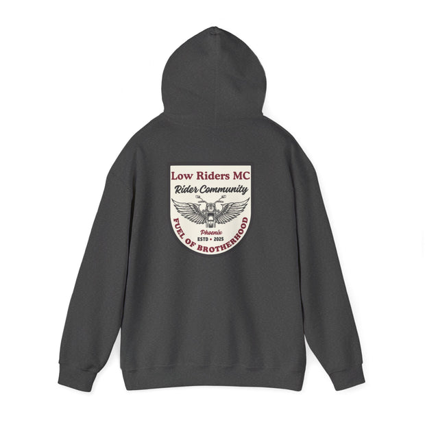 Low Riders MC Retro Style - Fuel of Brotherhood Blend Hoodie UNISEX