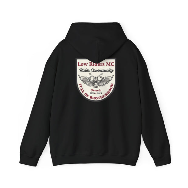 Low Riders MC Retro Style - Fuel of Brotherhood Blend Hoodie UNISEX