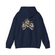 PigWars Heavy Blend Hoodie – Three Skulls. One Mission. No Mercy UNISEX
