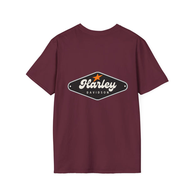 Harley Davidson Star Badge Retro Shield - Heavy Cotton Tee UNISEX