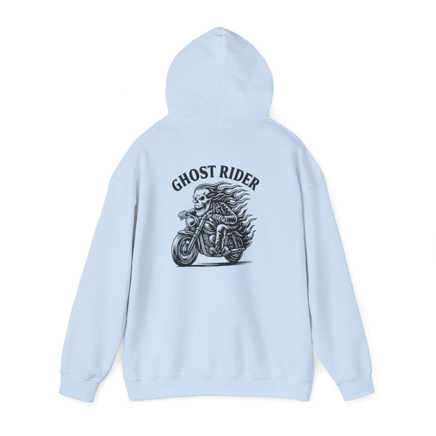 Ghost Rider Hoodie – Flaming Skull Heavy Blend Hoodie UNISEX