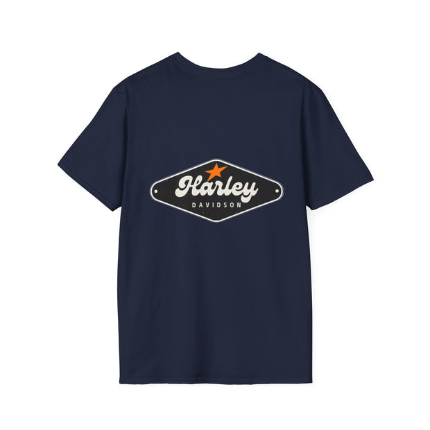 Harley Davidson Star Badge Retro Shield - Heavy Cotton Tee UNISEX