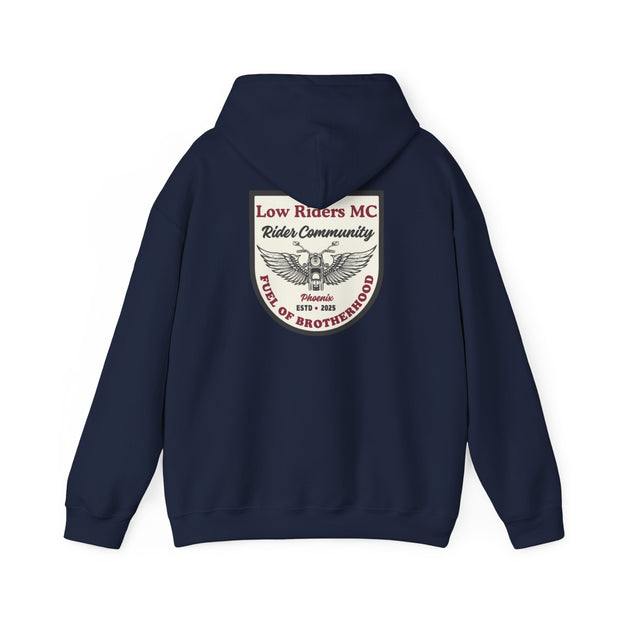 Low Riders MC Retro Style - Fuel of Brotherhood Blend Hoodie UNISEX