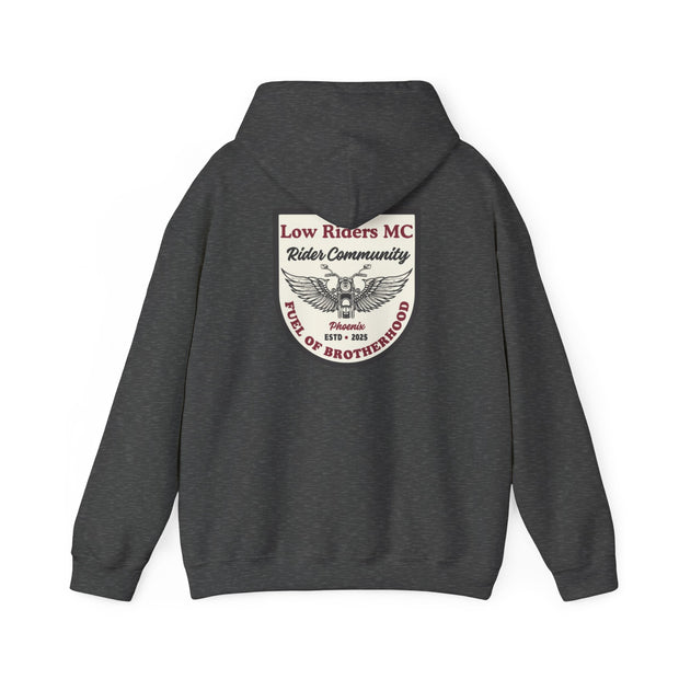 Low Riders MC Retro Style - Fuel of Brotherhood Blend Hoodie UNISEX