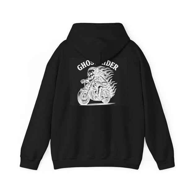 Ghost Rider Hoodie – Flaming Skull Heavy Blend Hoodie UNISEX
