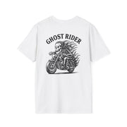 Ghost Rider Heavy Cotton Tee – Fuel the Fire, Burn the Road UNISEX