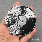 Heavy Metal Band Patches – Punk Rock Iron-On Appliques for Jackets, Vests, Denim (V)
