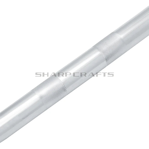 Chrome 1" Drag Bar Handlebar Dimpled – For Harley Sportster XL883/XL1200, Dyna, Softail, Fat Bob – Retro Motorcycle Bar by Sharp Crafts