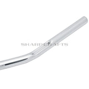 Chrome 1" Drag Bar Handlebar Dimpled – For Harley Sportster XL883/XL1200, Dyna, Softail, Fat Bob – Retro Motorcycle Bar by Sharp Crafts