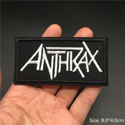 Heavy Metal Band Patches – Punk Rock Iron-On Appliques for Jackets, Vests, Denim (V)
