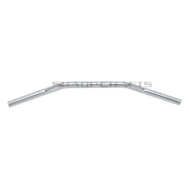 Chrome 1" Drag Bar Handlebar Dimpled – For Harley Sportster XL883/XL1200, Dyna, Softail, Fat Bob – Retro Motorcycle Bar by Sharp Crafts