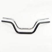 Retro 7/8" 22mm Motorcycle Handlebar – Vintage High-Rise Bar for Chopper, Cruiser, Bobber, Low-Riders MC – Black & Chrome Options