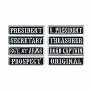 8pcs Pack Rank Patches – Outlaw Motorcycle Riding Clubs and Bikers