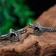 Low Riders MC Skull Grip Ring – Gothic 316L Steel Skeleton Band for Bikers & Rebels