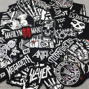 Heavy Metal Band Patches – Punk Rock Iron-On Appliques for Jackets, Vests, Denim (V)