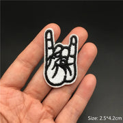 Heavy Metal Band Patches – Punk Rock Iron-On Appliques for Jackets, Vests, Denim (V)