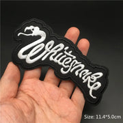 Heavy Metal Band Patches – Punk Rock Iron-On Appliques for Jackets, Vests, Denim (V)