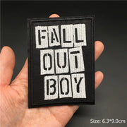 Heavy Metal Band Patches – Punk Rock Iron-On Appliques for Jackets, Vests, Denim (V)