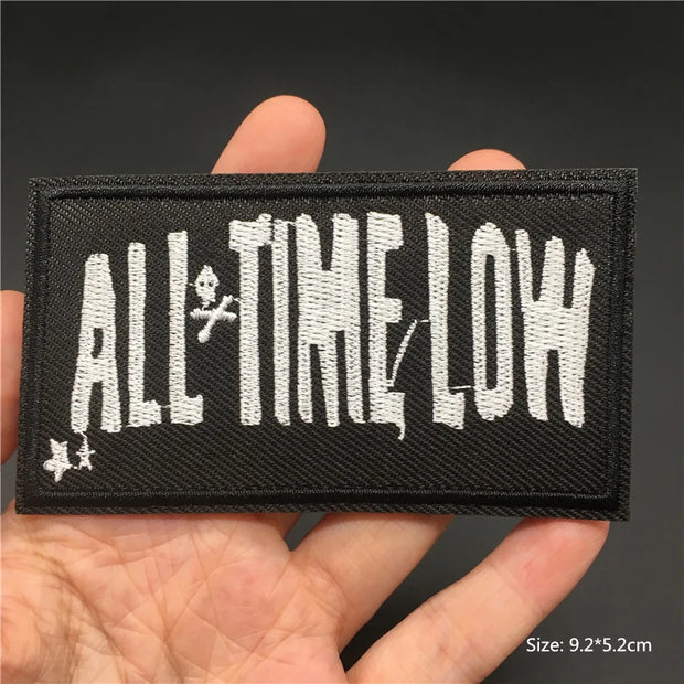 Heavy Metal Band Patches – Punk Rock Iron-On Appliques for Jackets, Vests, Denim (V)