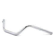 Retro 7/8" 22mm Motorcycle Handlebar – Vintage High-Rise Bar for Chopper, Cruiser, Bobber, Low-Riders MC – Black & Chrome Options