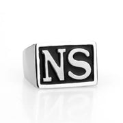 SONS 2-Piece Ring Set – Stainless Steel SO/NS Biker Tribute