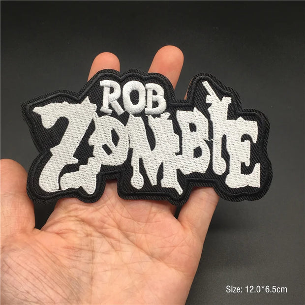 Heavy Metal Band Patches – Punk Rock Iron-On Appliques for Jackets, Vests, Denim (V)