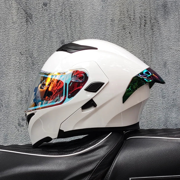 Motorcycle Helmet  ORZ Z-169 | Flip-Up Full Face Dual Visor Helmet