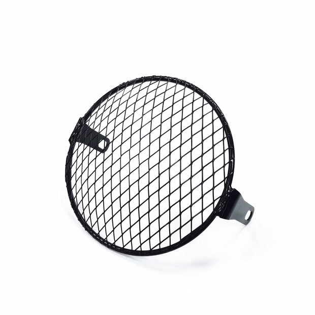 Motorcycle Universal Vintage Headlight Protector Grill Light Lamp Cover