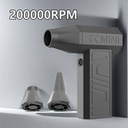 X3 Mini TurboJet Dust Blower – 200,000 RPM Power Cleaner for Gearheads & Riders