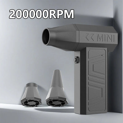 X3 Mini TurboJet Dust Blower – 200,000 RPM Power Cleaner for Gearheads & Riders