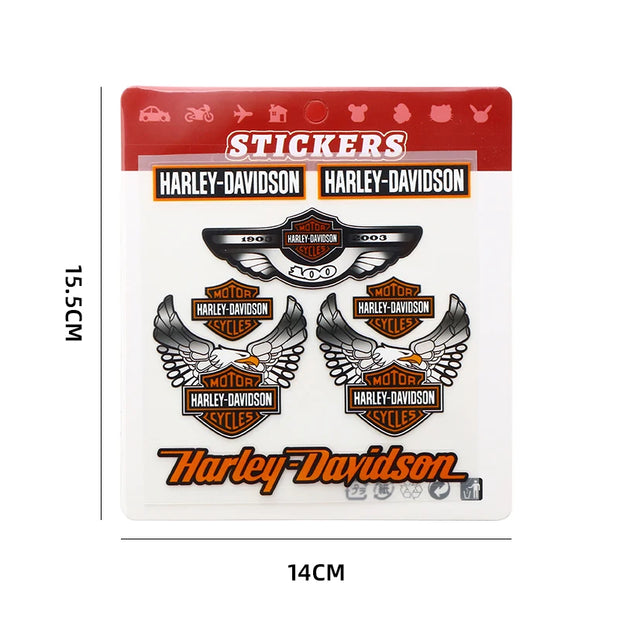 Motorcycle Helmet & Body Decal Stickers – Custom Harley Davidson