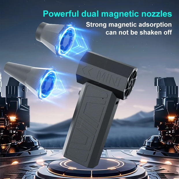 X3 Mini TurboJet Dust Blower – 200,000 RPM Power Cleaner for Gearheads & Riders