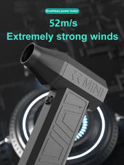 X3 Mini TurboJet Dust Blower – 200,000 RPM Power Cleaner for Gearheads & Riders