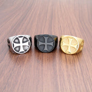 Iron Cross Biker Ring – 316L Stainless Steel Vintage Punk Rider Jewelry | Low Riders MC