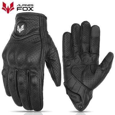 ALPINES FOX AFG-15 Summer Leather Motorcycle Gloves
