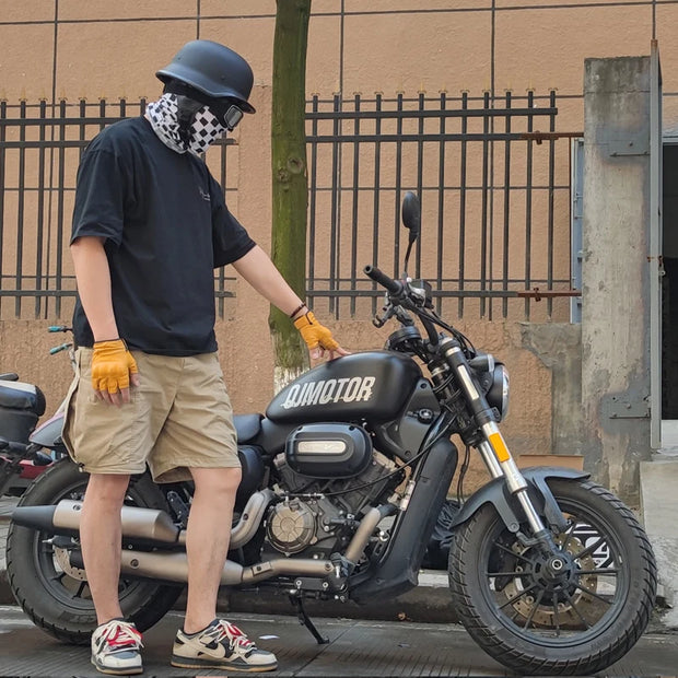 Iron Legacy Retro Biker Helmet