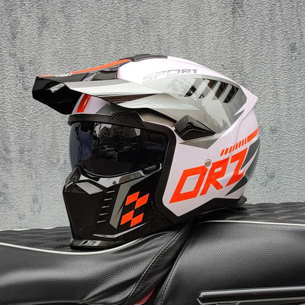 ORZ “Born to Be Wild” Modular Motorcycle Helmet