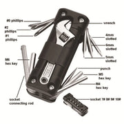 Pocket Wrench – 17-in-1 Multifunction Motorcycle Repair Tool for Riders & Road Warriors